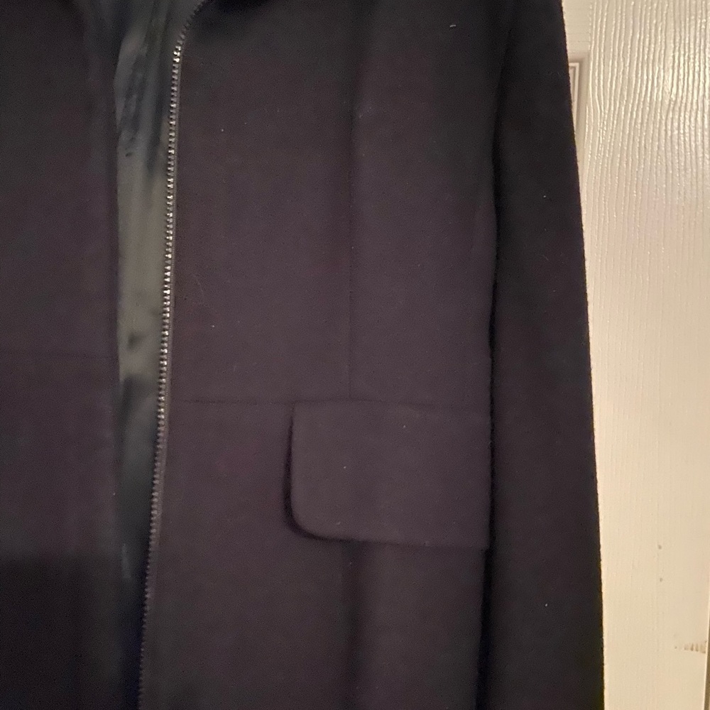 Black Costume national floor length coat